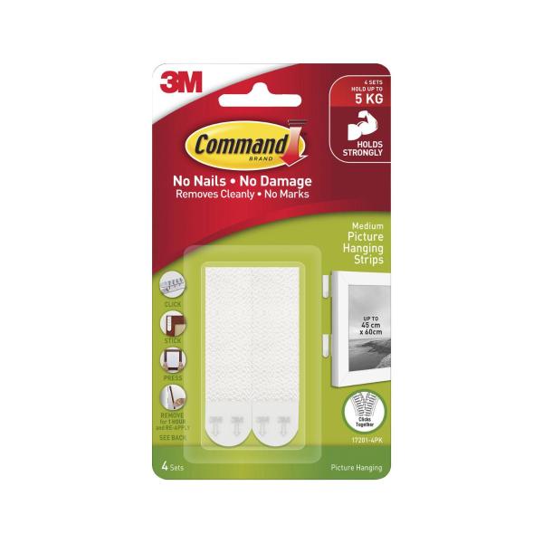 COMMAND STRIPS PICTURE MEDIUM