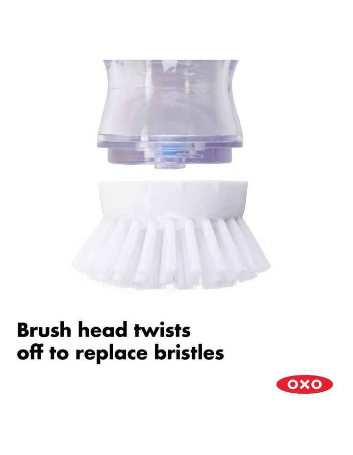 Good Grips Soap Dispensing Palm Brush in Black