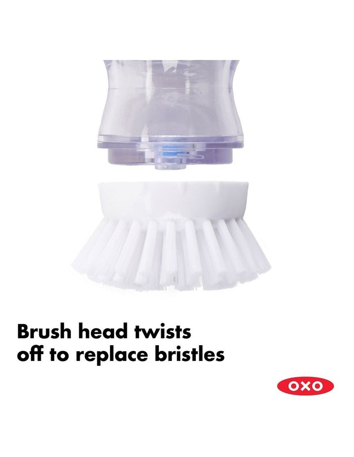 Good Grips Soap Dispensing Palm Brush in Black