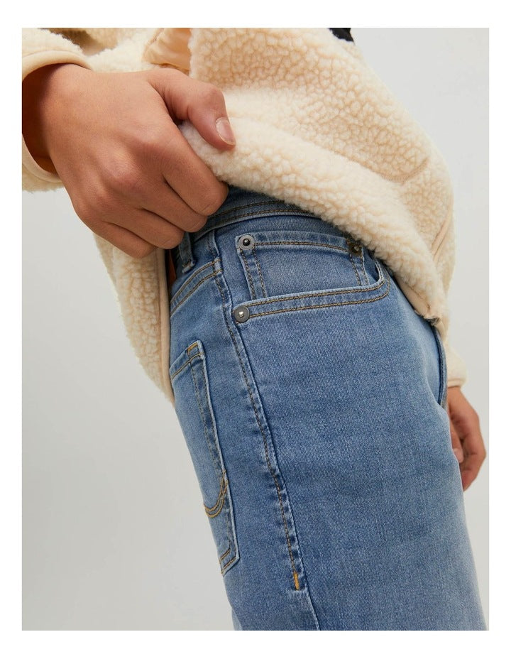 Glenn Original Slim Denim Jeans in Blue Denim