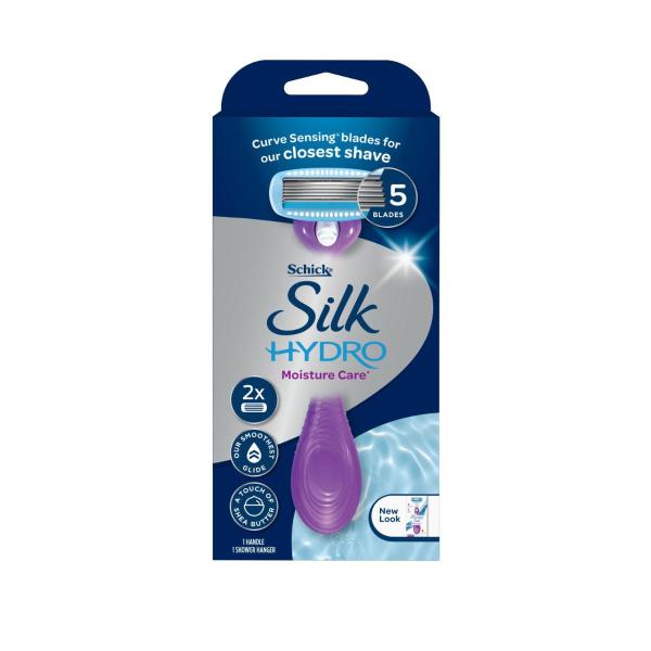 Silk Hydro Moisture Care Razor Kit + 2 Refill Blades