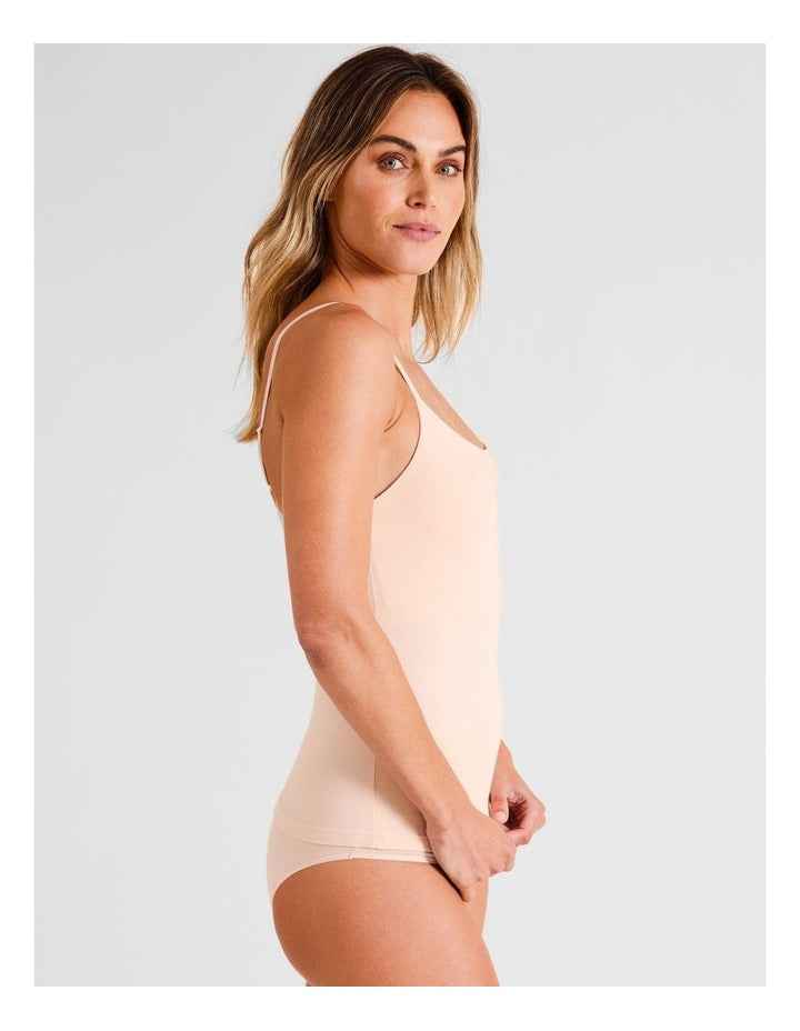 Organic Cotton Camisole in Beige