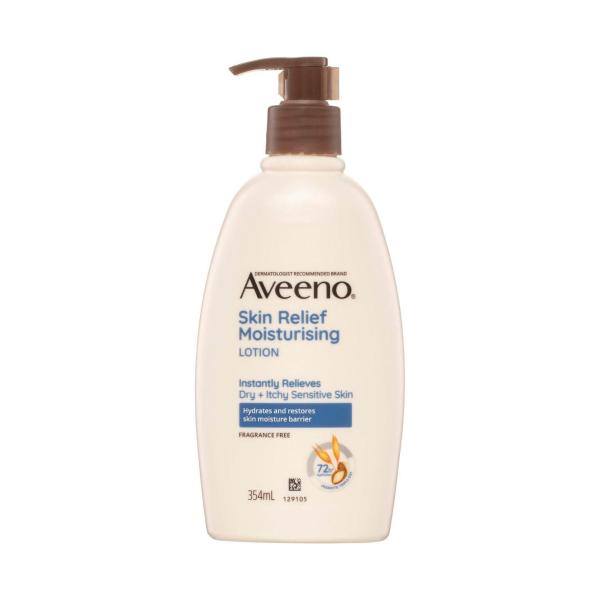 AVEENO SKIN RELIEF FRAGRANCE FREE MOISTURISING LOTION