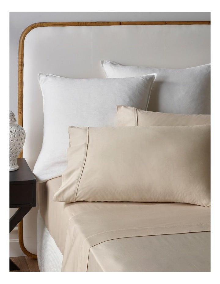 1000TC Egyptian Cotton Blend CVC Sheet Set in Moonbeam