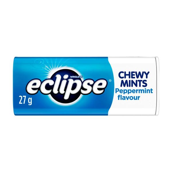 ECLIPSE PEPPERMINT CHEWY MINTS TIN 27G