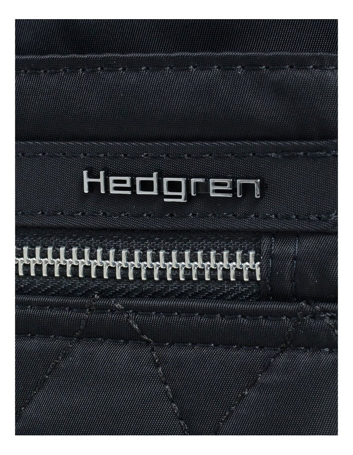 Orva Quilted Crossbody Bag in Black