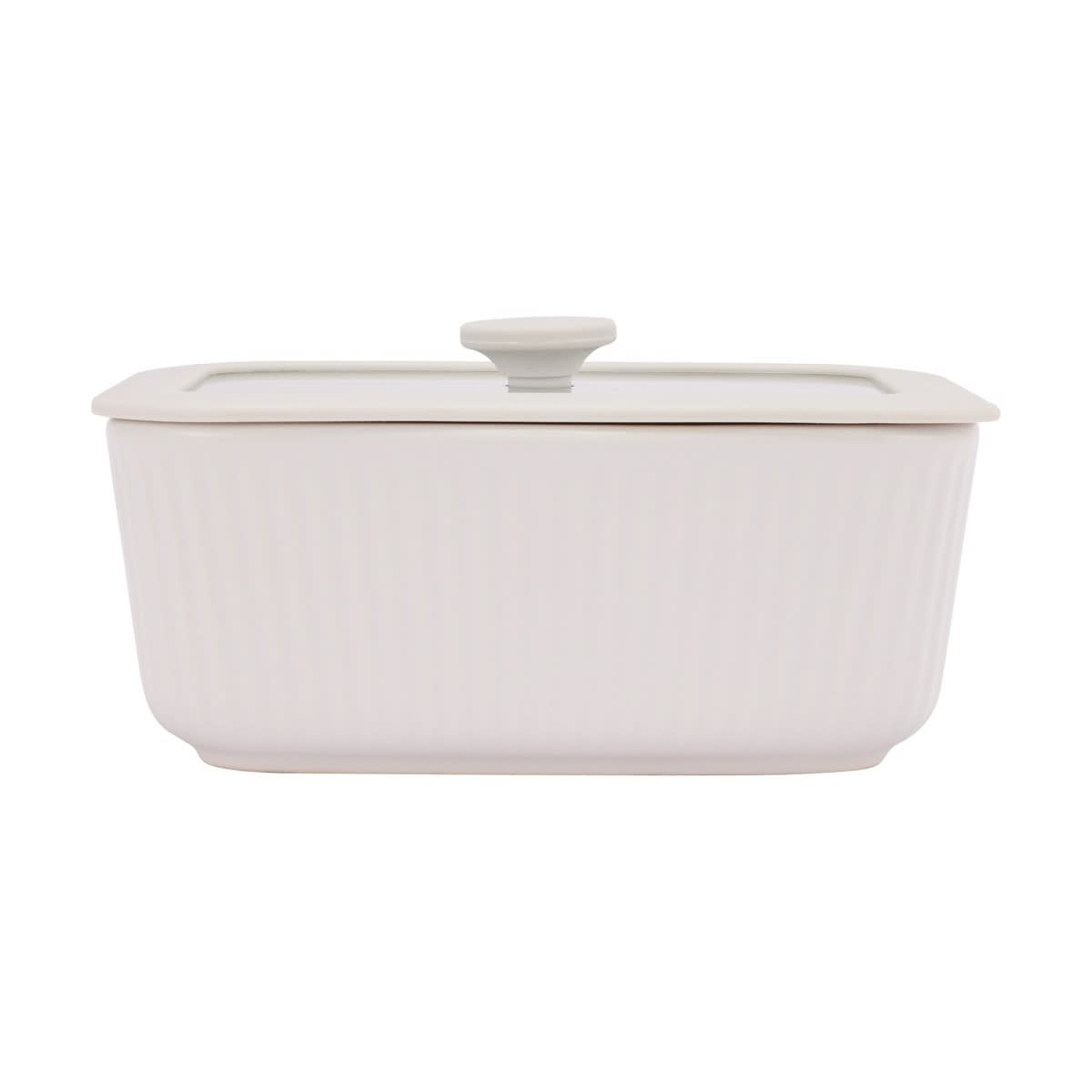 700ml Porcelain Container with Glass Lid