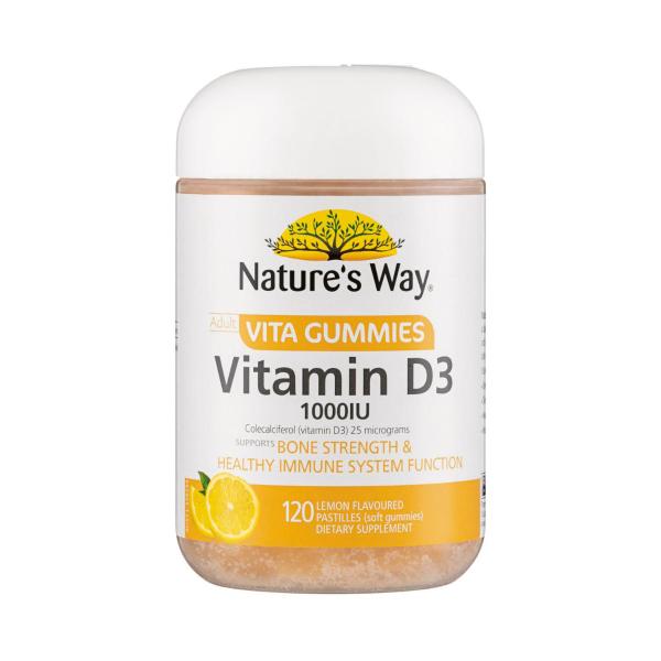 NATURE'S WAY ADULT VITA GUMMIES VITAMIN D3 1000IU 120PK