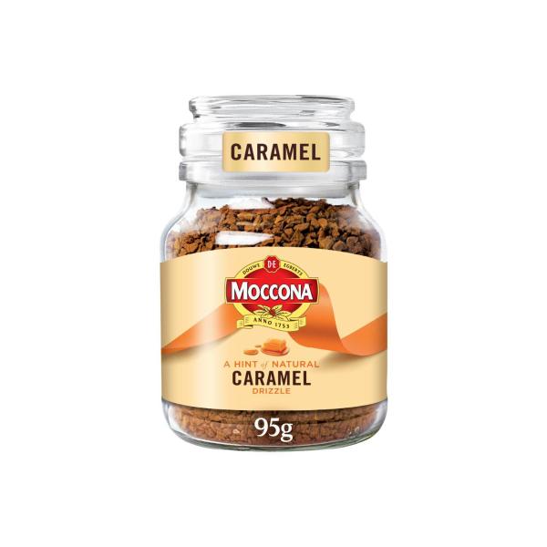 MOCCONA FLAVOUR INSTANT COFFEE:CARAMEL:.:95 GRAM