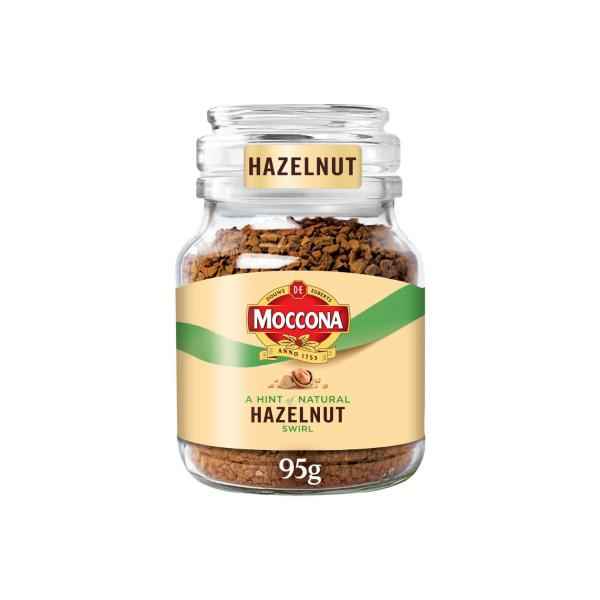 MOCCONA FLAVOUR INSTANT COFFEE:HAZELNUT:.:95 GRAM