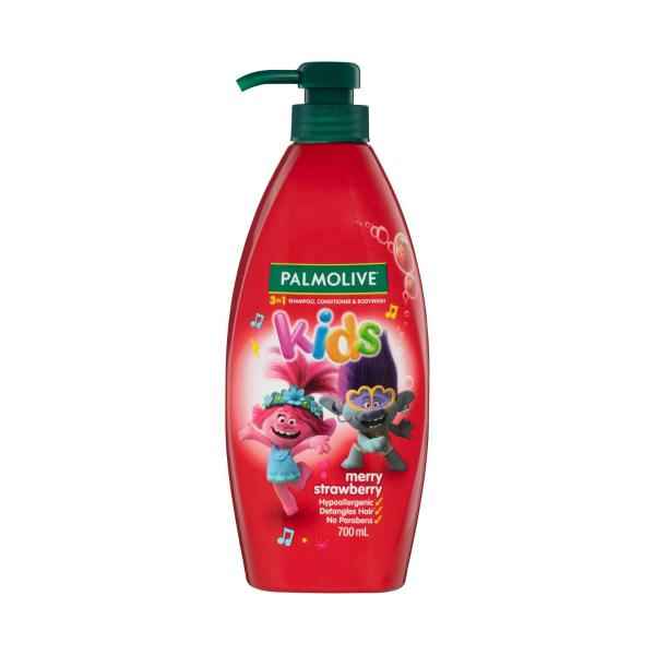 Kids 3 in 1 Merry Strawberry Shampoo Conditioner & Bodywash
