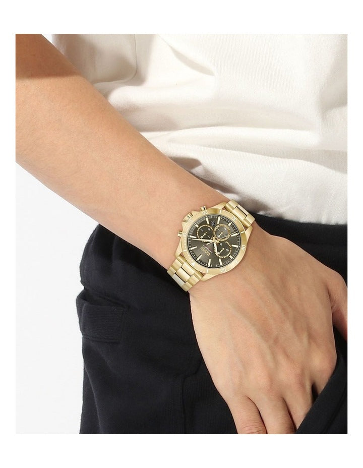 Troper Stainless Steel Watch in Olive Green