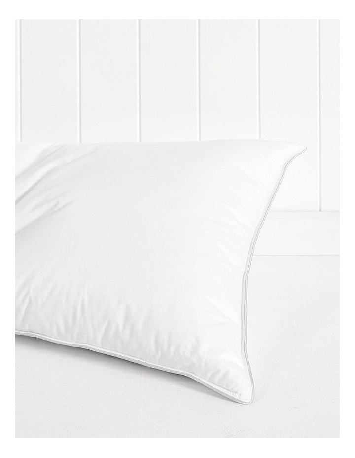 Duck Down and Feather Pillow in White