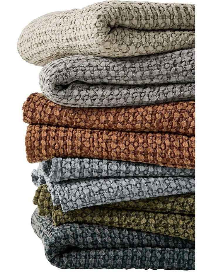 Waffle Throw in Clove