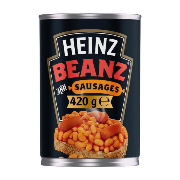 HEINZ BAKED BEANS AND SAUSAGES MEAL BEANS