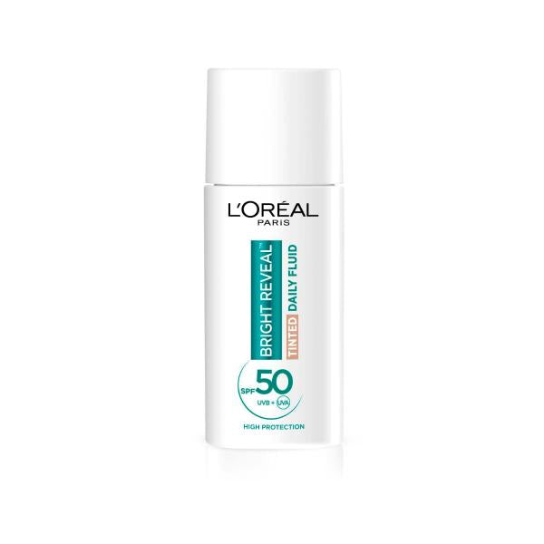 L'OREAL PARIS BRIGHT REVEAL TINTED SPF50 LIGHT FLUID 50ML