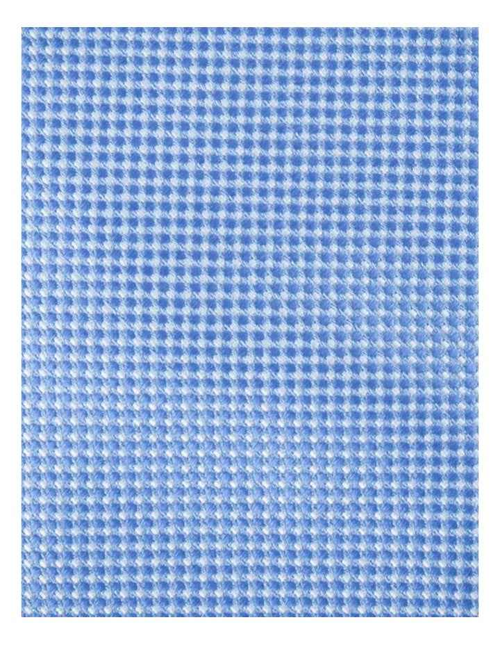 Textured Poly Tie Blue