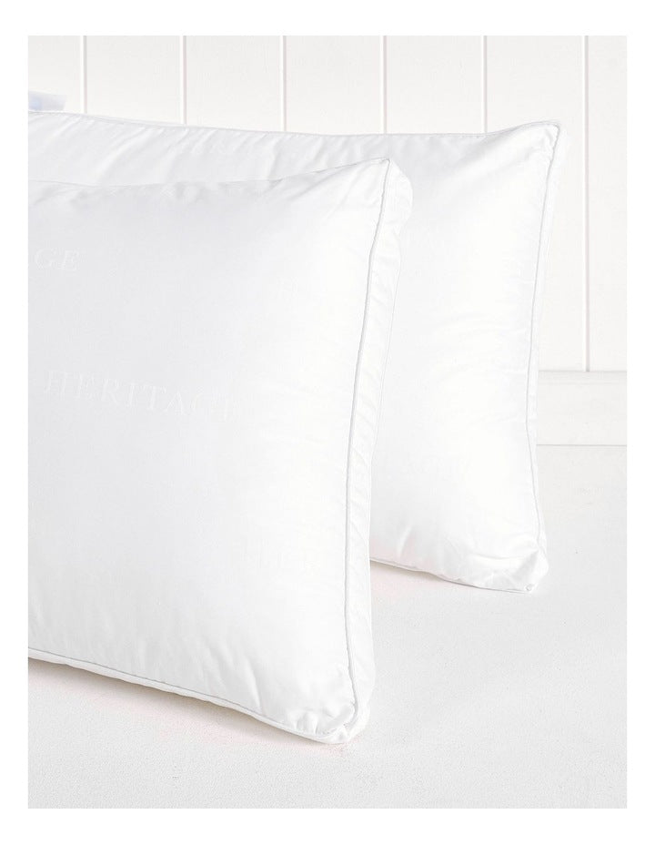 Gusseted Pillow 2 Pack in White