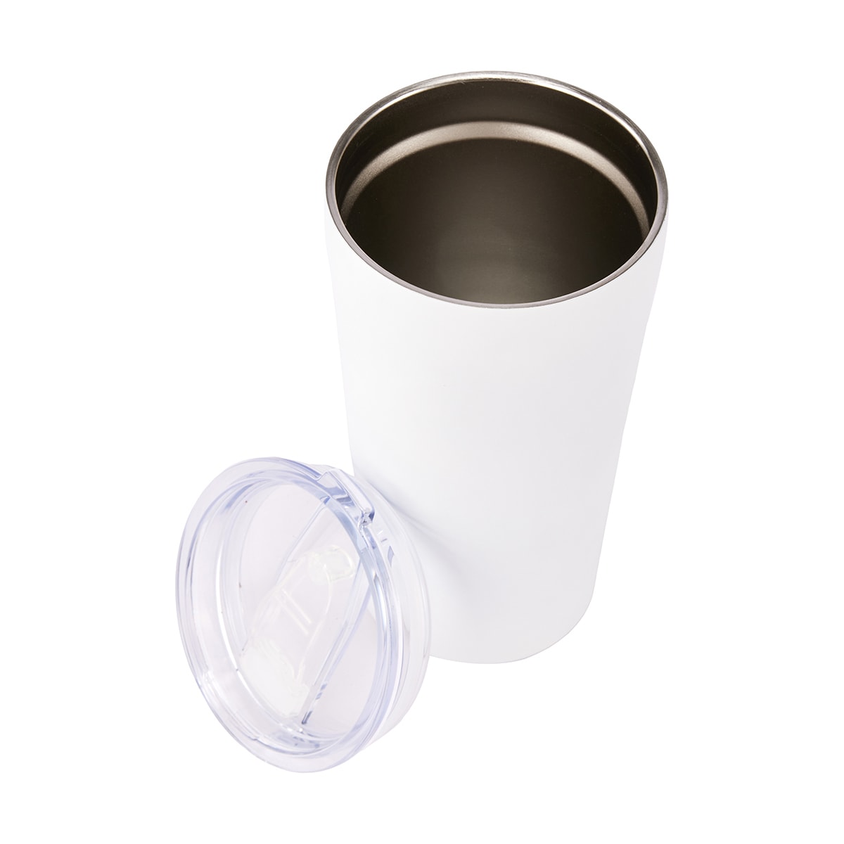 500ml White Stainless Steel Coffee Tumbler
