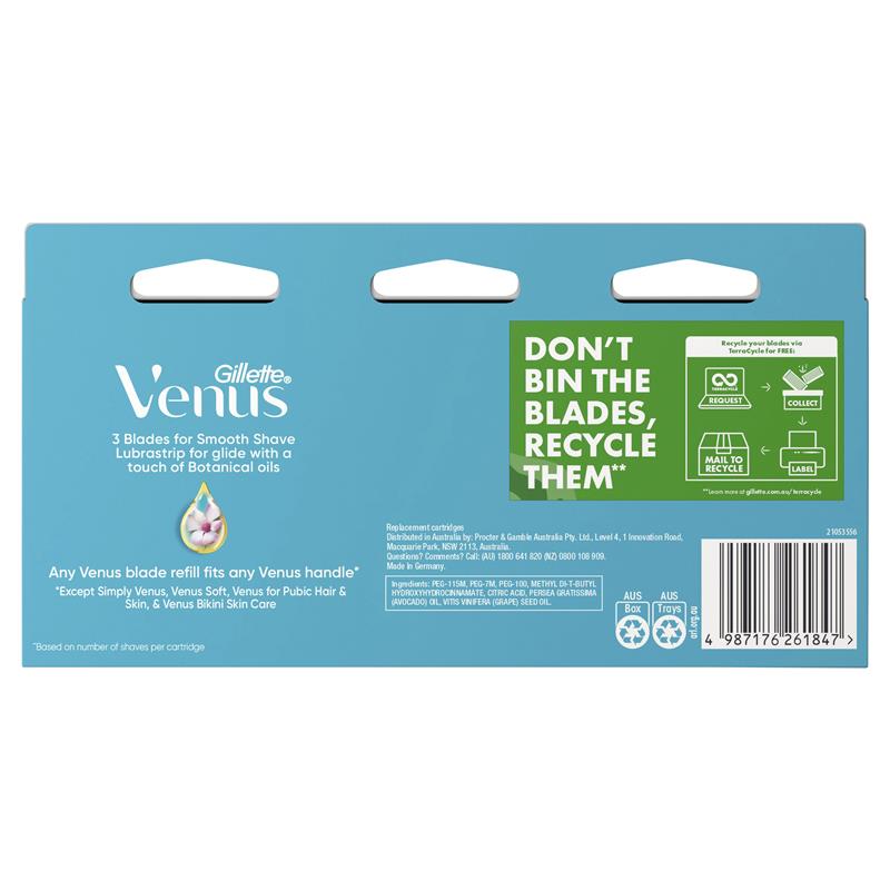 Gillette Venus Smooth Women's Razor Blade Refills 8 Pack - GimmeNow