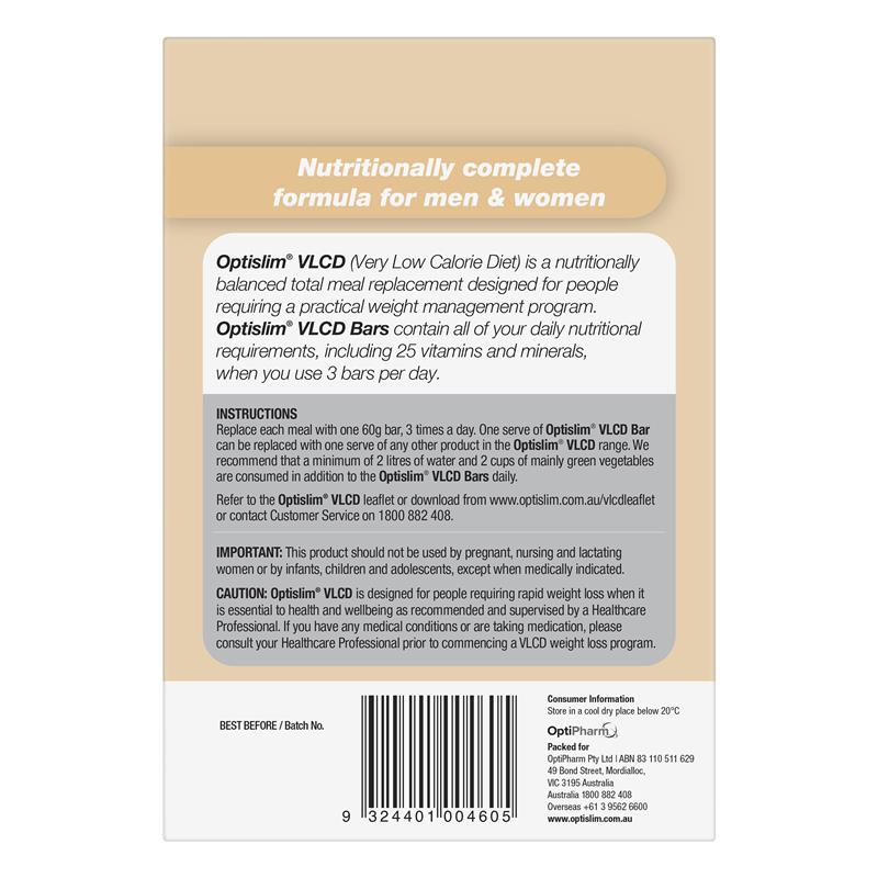 Optislim VLCD Bar Cookies and Cream Bars 5 Pack - GimmeNow