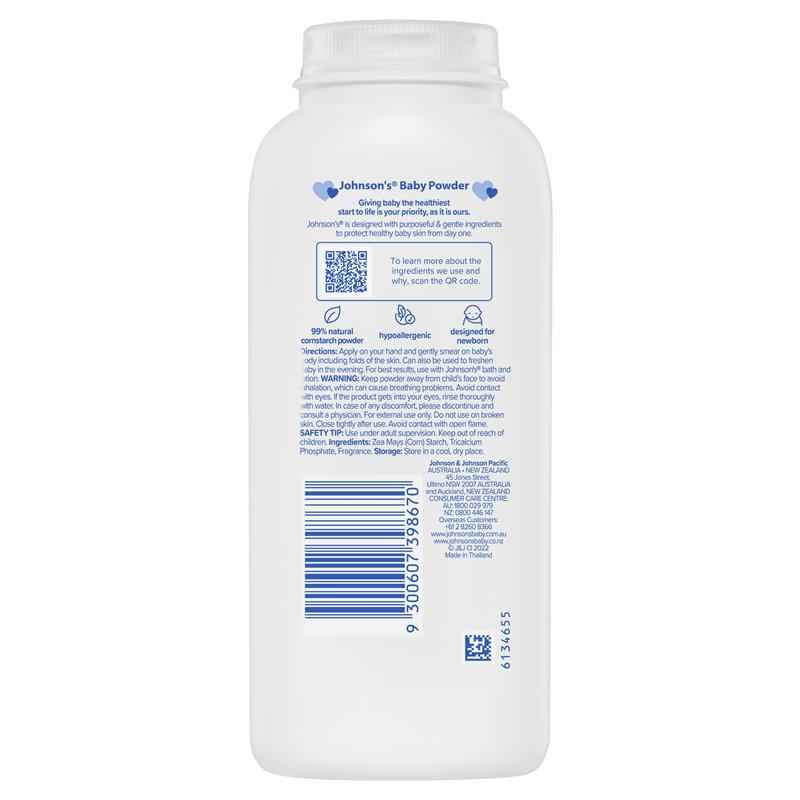 Johnsons Baby Pure Cornstarch Powder 200g