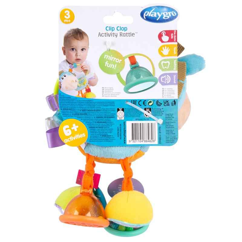 Playgro Clip Clop Activity Rattle