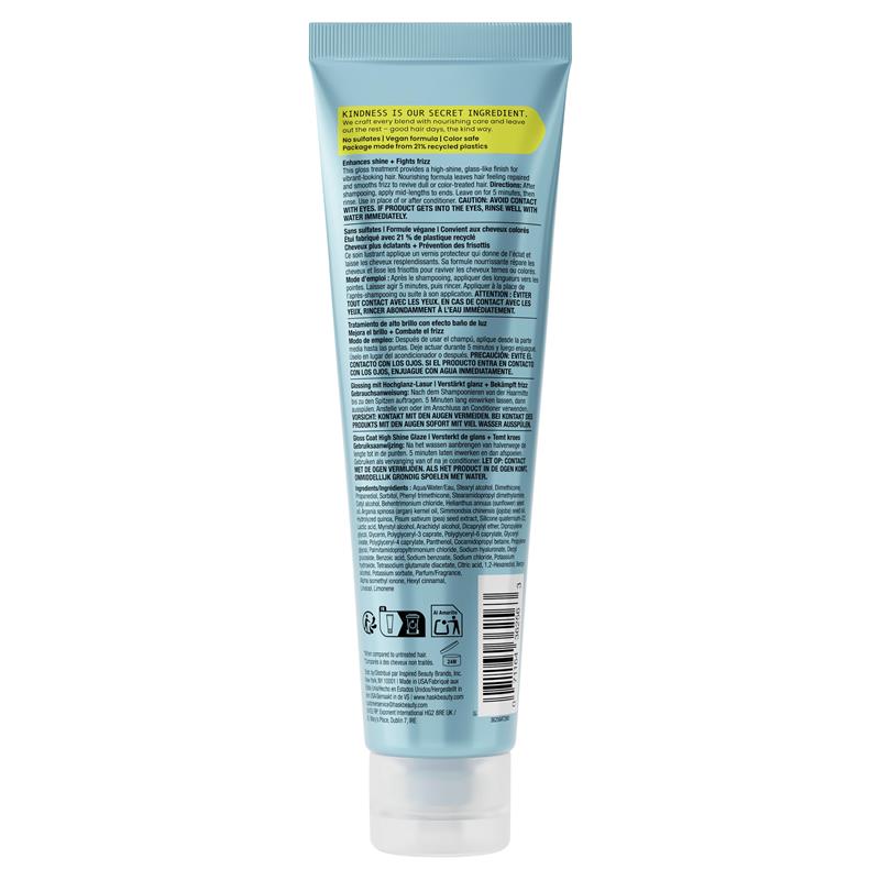 Hask Gloss Coat + Argan Oil High Shine Glaze 147ml