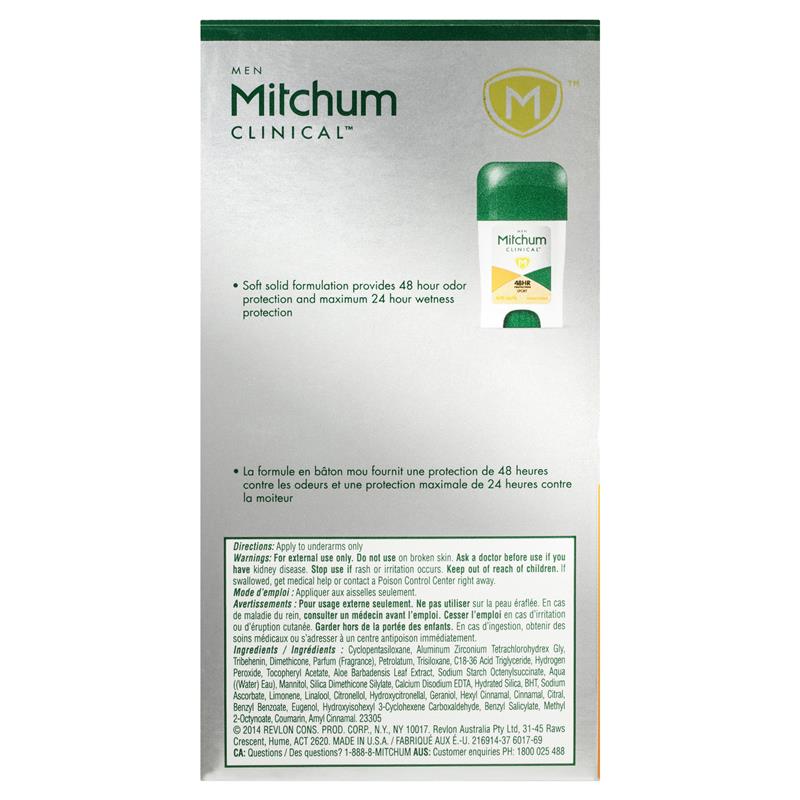 Mitchum for Men Clinical Deodorant Sport Stick 45g - GimmeNow