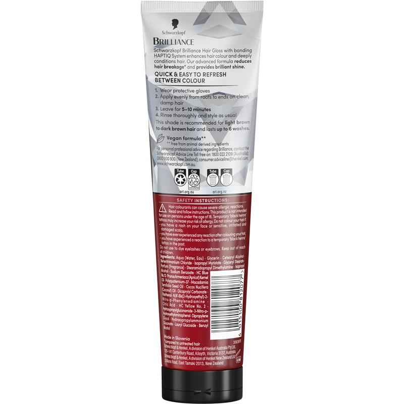Schwarzkopf Brilliance Gloss Bonding Semi Permanent Mask Light Brown