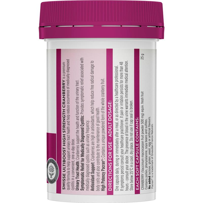 Swisse Cranberry 25000mg 30 Capsules - GimmeNow