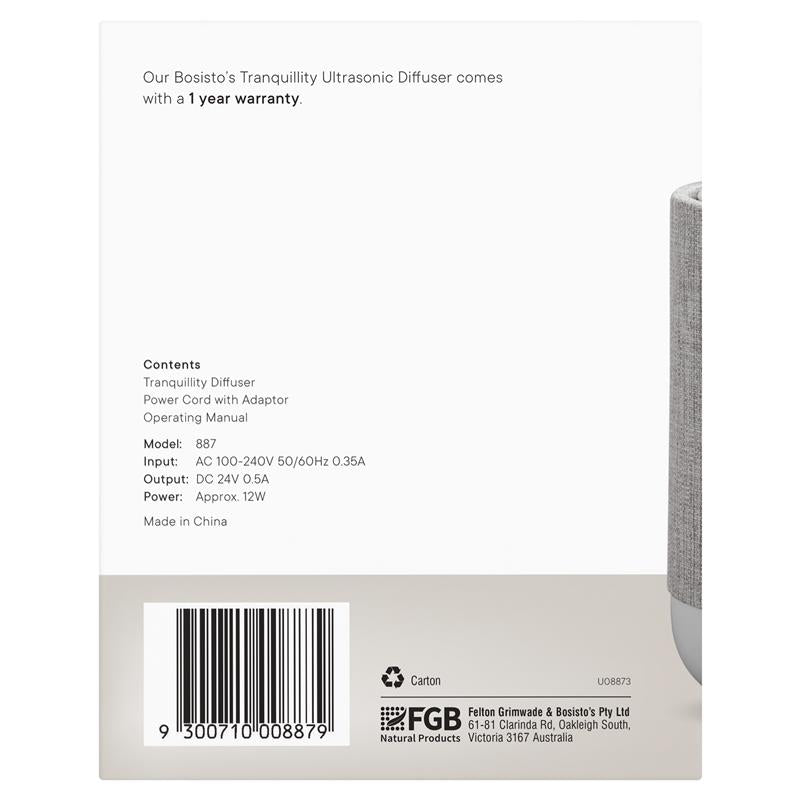 Bosisto's Tranquility Diffuser Exclusive - GimmeNow