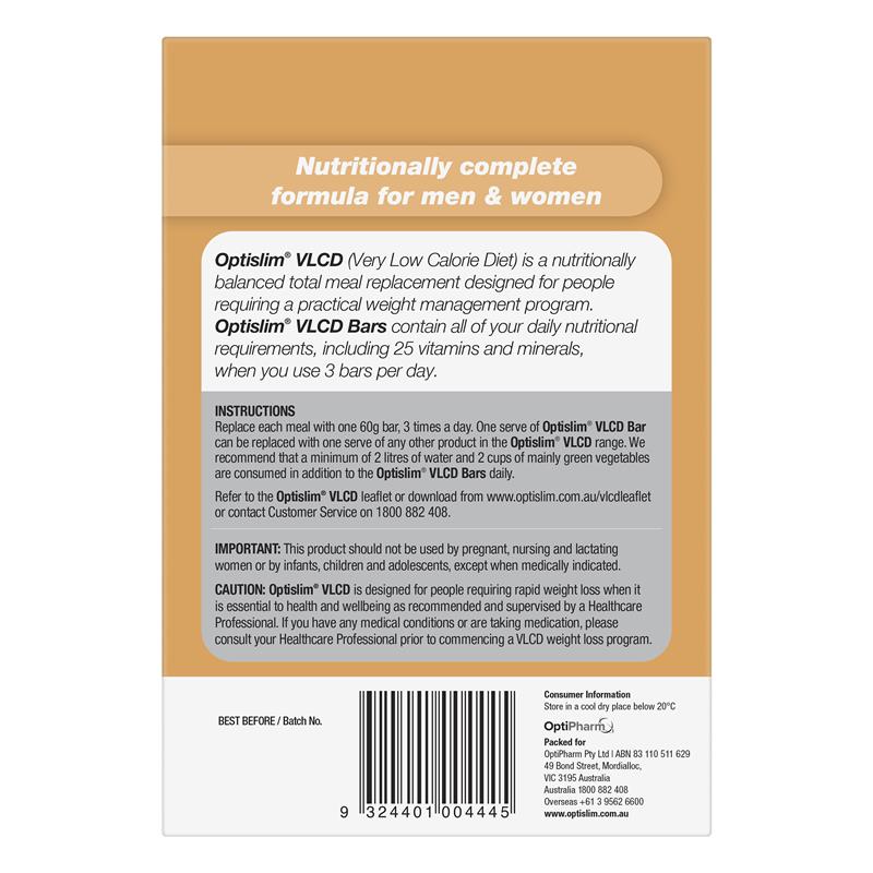 OptiSlim VLCD Bar Caramel Crunch 5 - GimmeNow