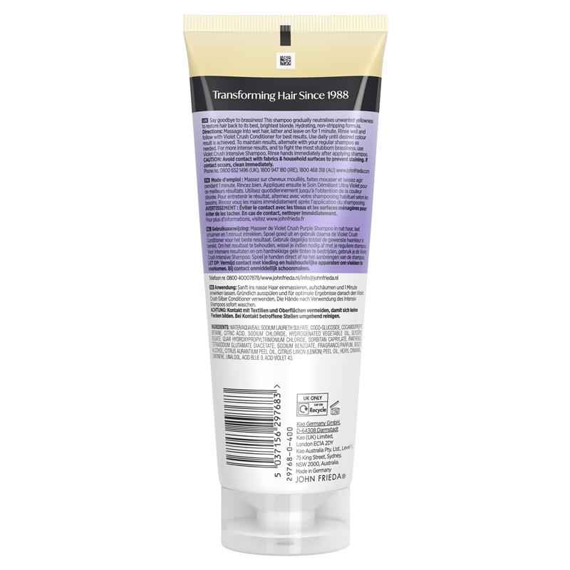 John Frieda Violet Crush Toning Shampoo 250ml