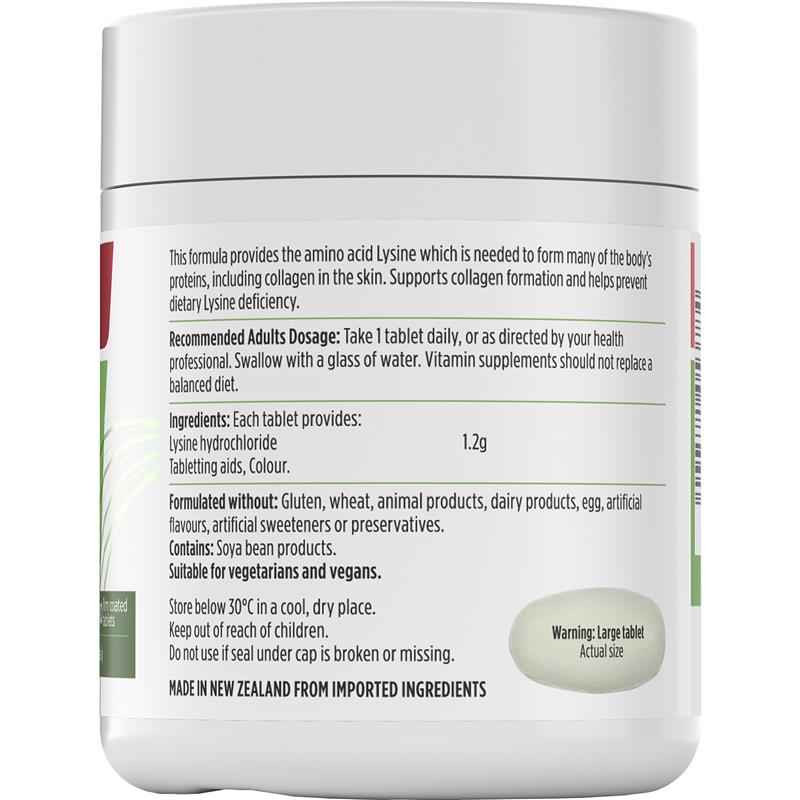 Nutra-Life Lysine 1200mg 60 Tablets NEW