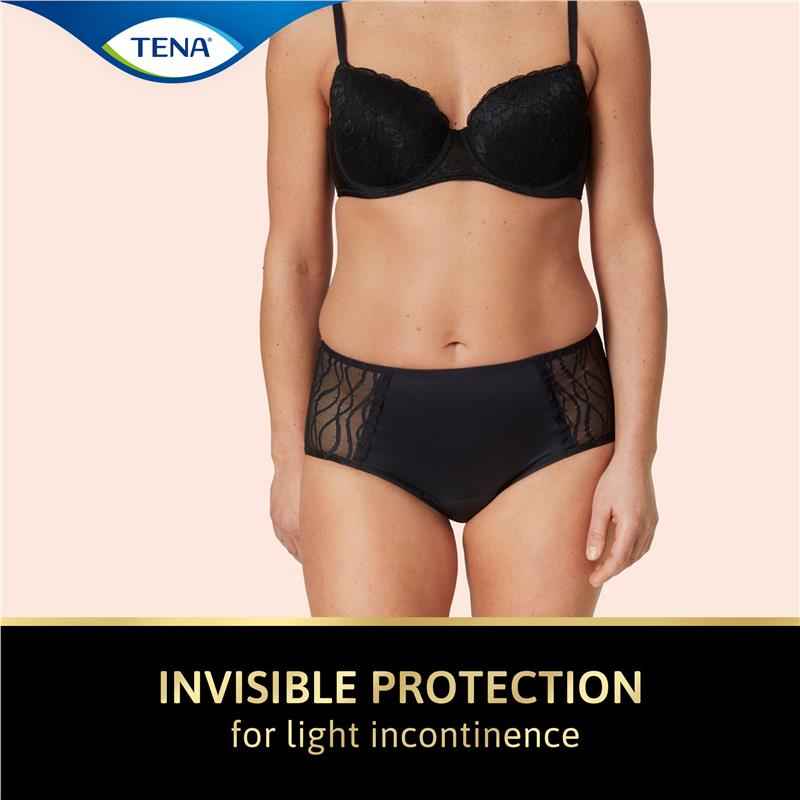 TENA Washable Absorbent Underwear Classic Noir Size 18-20
