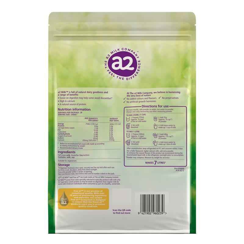 A2 Milk Powder Full Cream 1kg