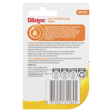Blistex Lip Conditioning Balm SPF 30 4.25gm Stick