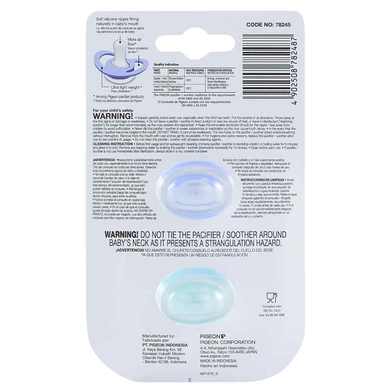 Pigeon Minilight Pacifier Twin Pack M
