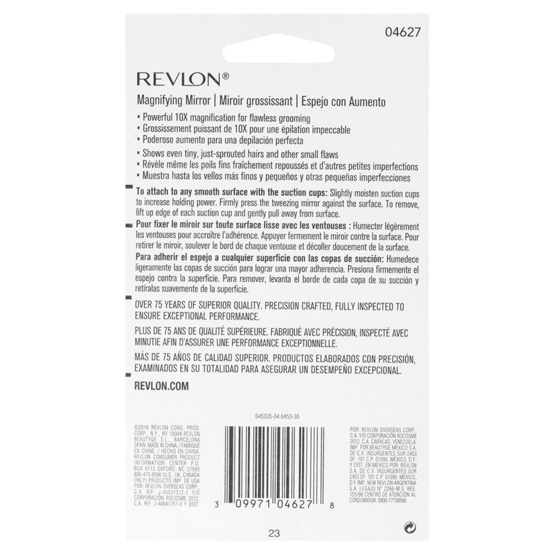 Revlon Beauty Tools Magnifying X10 Tweezing Mirror