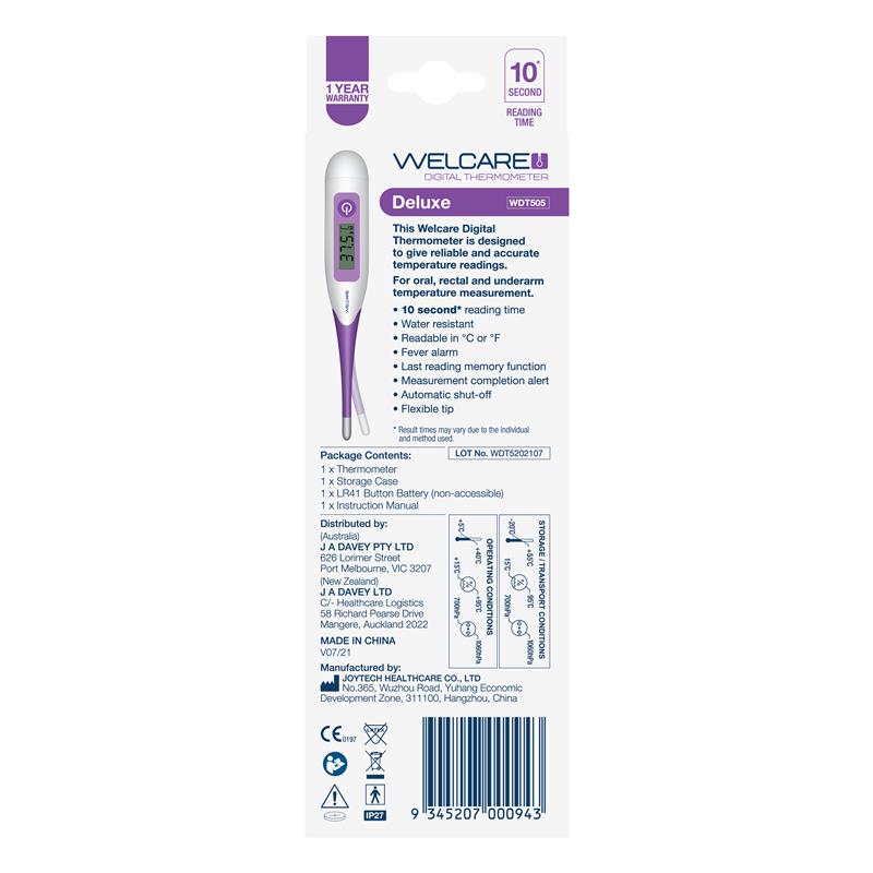 Welcare Digital Thermometer Deluxe - GimmeNow