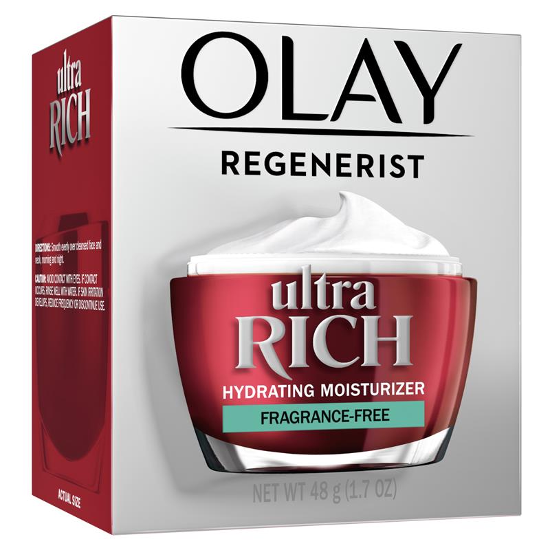 Olay Regenerist Ultra Rich Hydrating Cream Fragrance Free 48g - GimmeNow