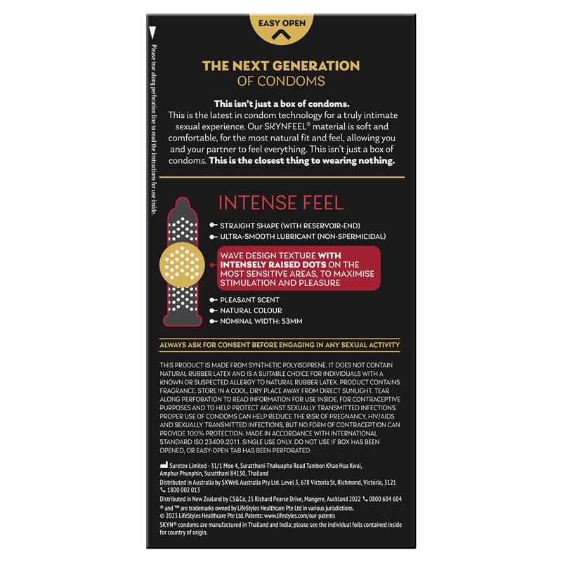 SKYN Intense Feel Condoms 10 Pack