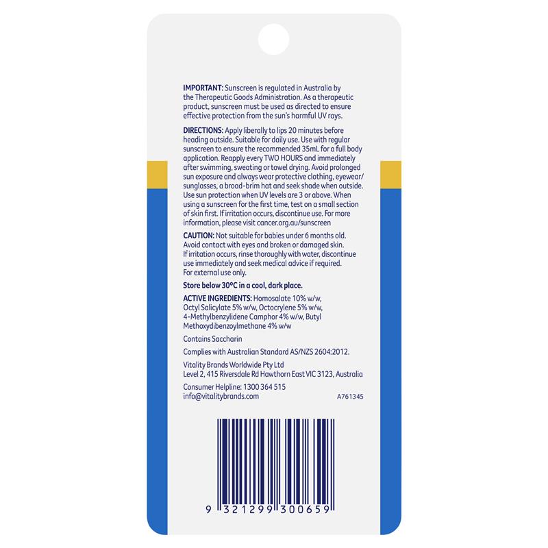 Cancer Council SPF 50+ Ultra Sunscreen Lip Balm 4g