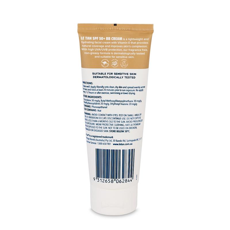Le Tan SPF 50+ BB Tinted Medium 70ml