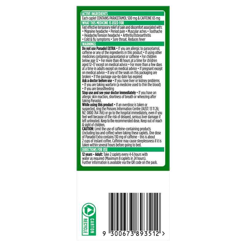 Panadol Extra Optizorb 48 Caplets