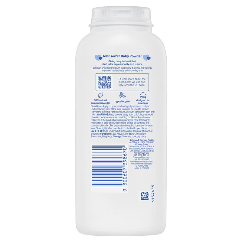 Johnsons Baby Pure Cornstarch Powder 200g
