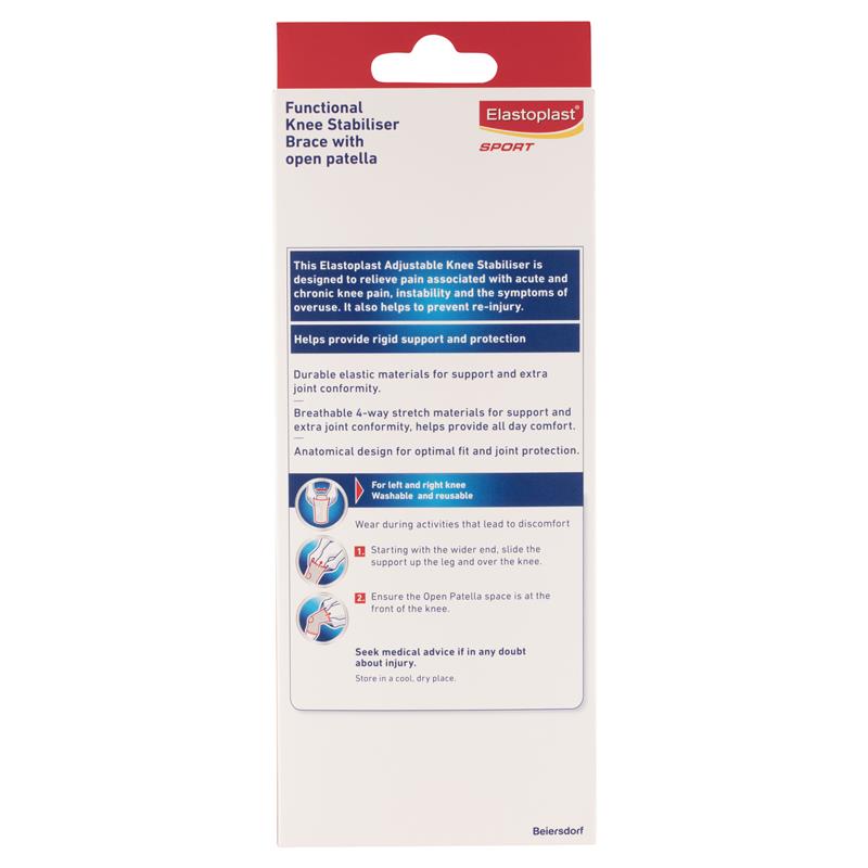 Elastoplast Functional Knee Stabiliser With Open Patella L 1 Pack - GimmeNow
