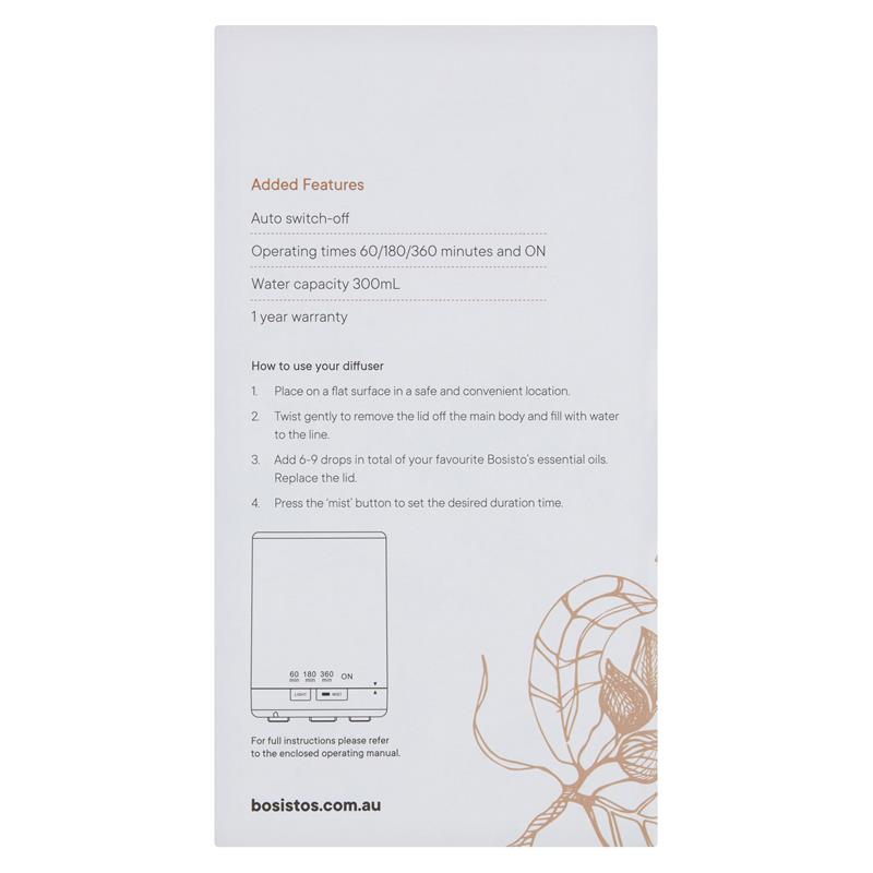 Bosisto's Aromatherapy Diffuser - GimmeNow