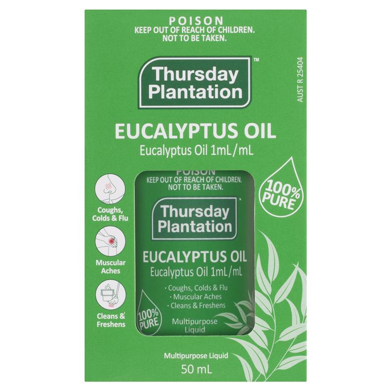 Thursday Plantation 100% Pure Eucalyptus Oil 50ml - GimmeNow